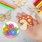 80PCS Wooden Spring Ornaments to Paint – 8 Styles DIY Unfinished Wood Cutouts for Crafts, Home Hanging Decorations – Butterfly, Dragonfly, Snail, Watering Can, Mushroom & Flower Shapes